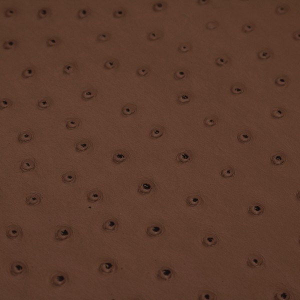 Ostrich Brandy | Exotic Automotive Upholstery Leather