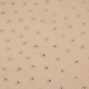 Ostrich Sand | Exotic Automotive Upholstery Leather